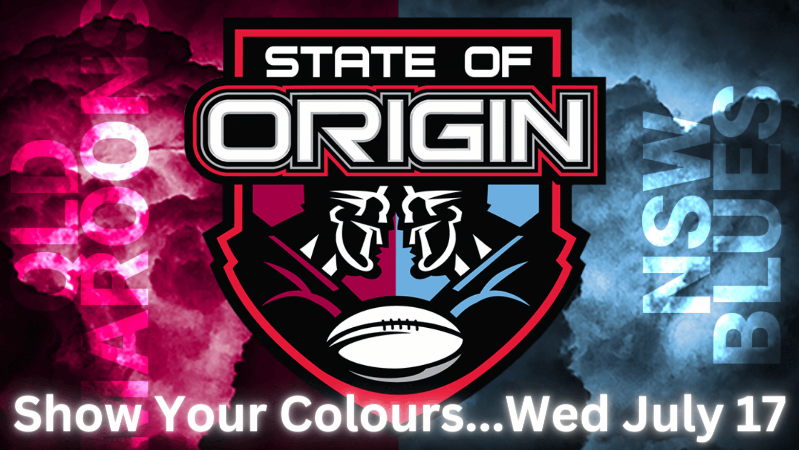 Show your Colours State of Origin Colours Day